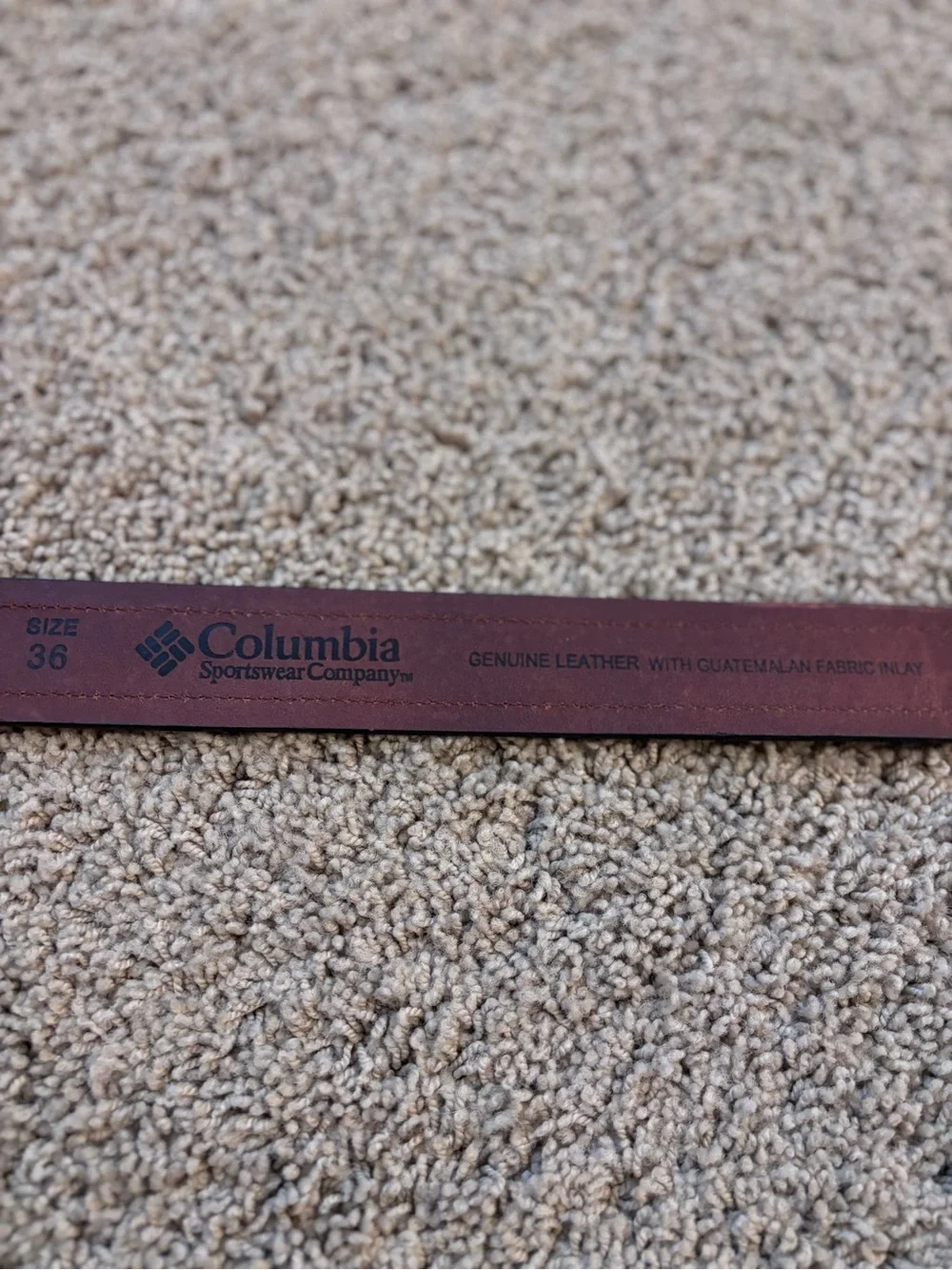 Columbia men’s leather